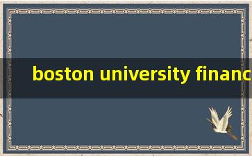 boston university financial management